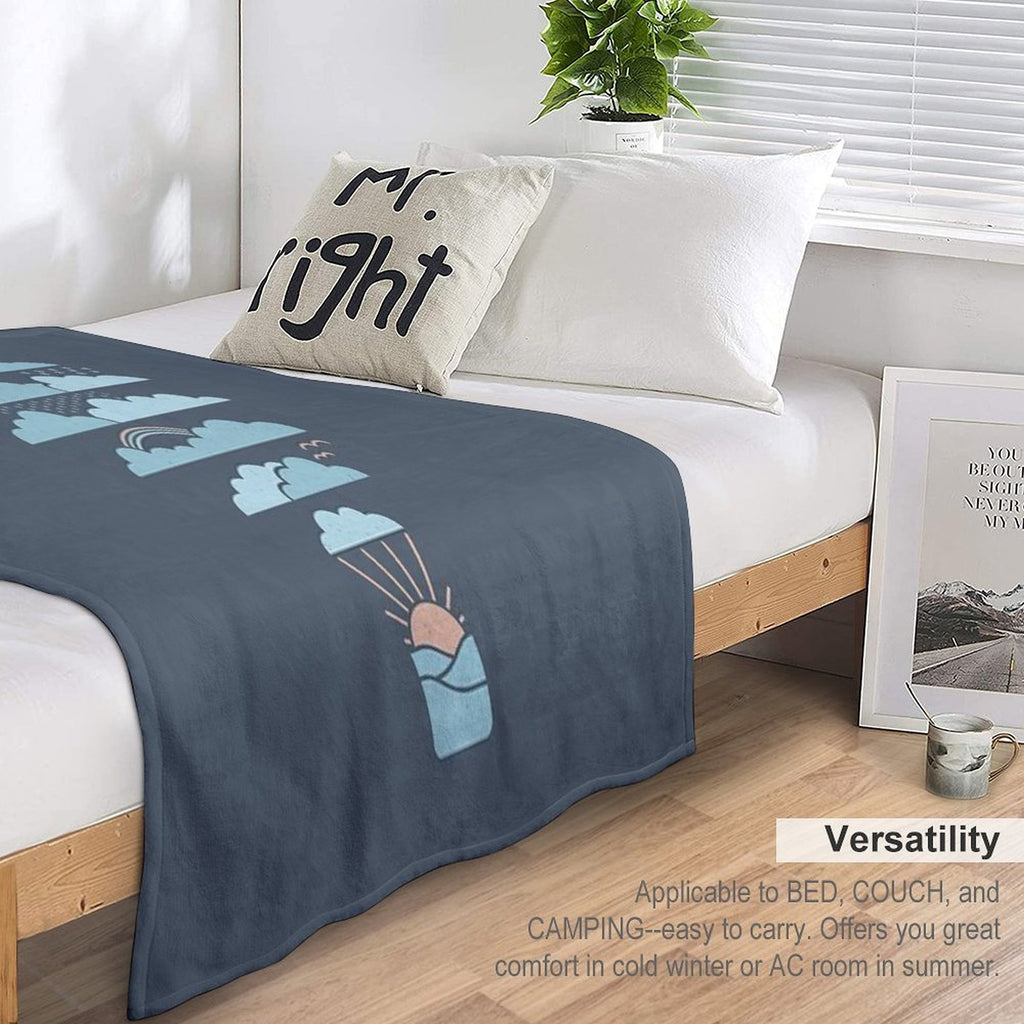 Weather Balloon Anti-pilling Throw Blanket