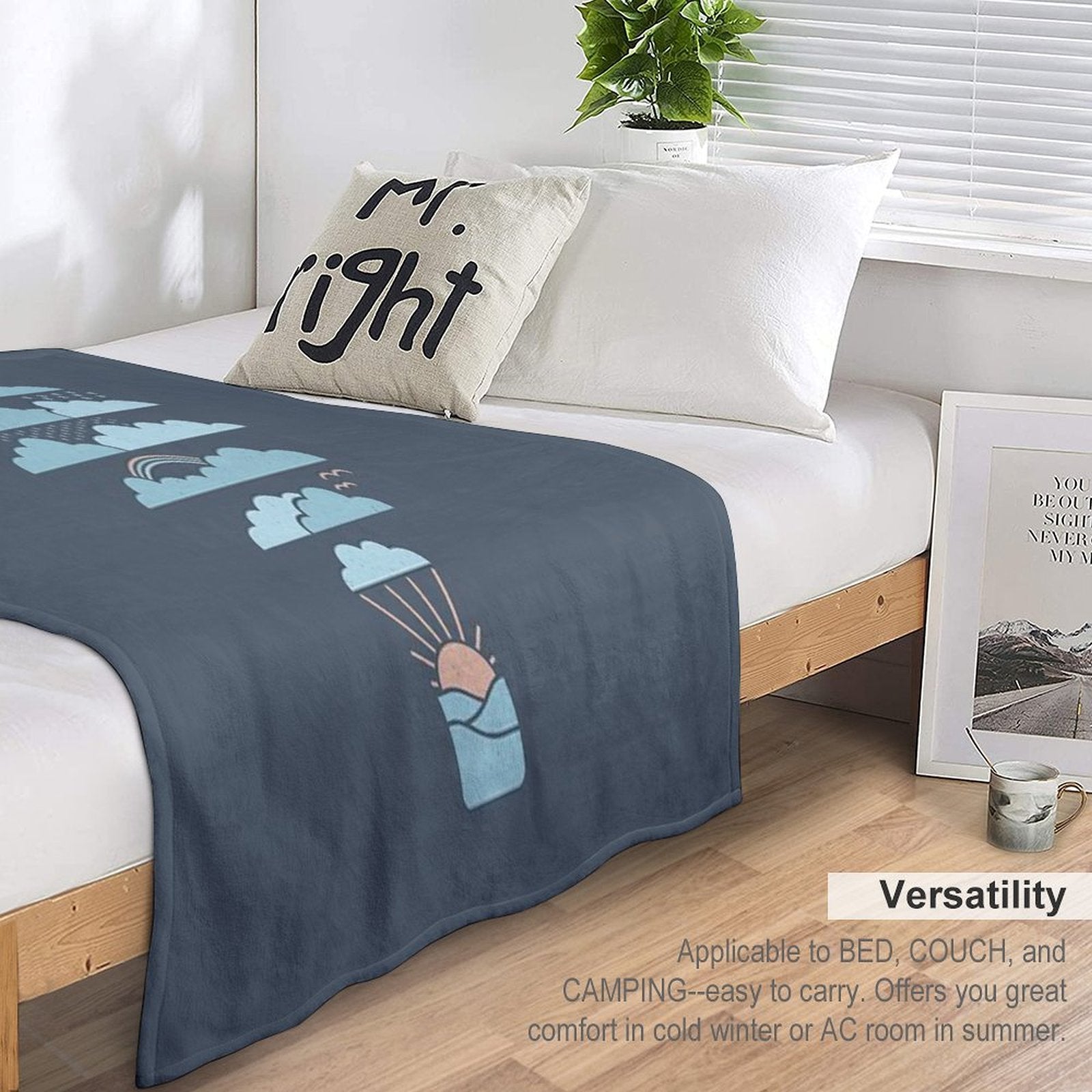 Weather Balloon Anti-pilling Throw Blanket