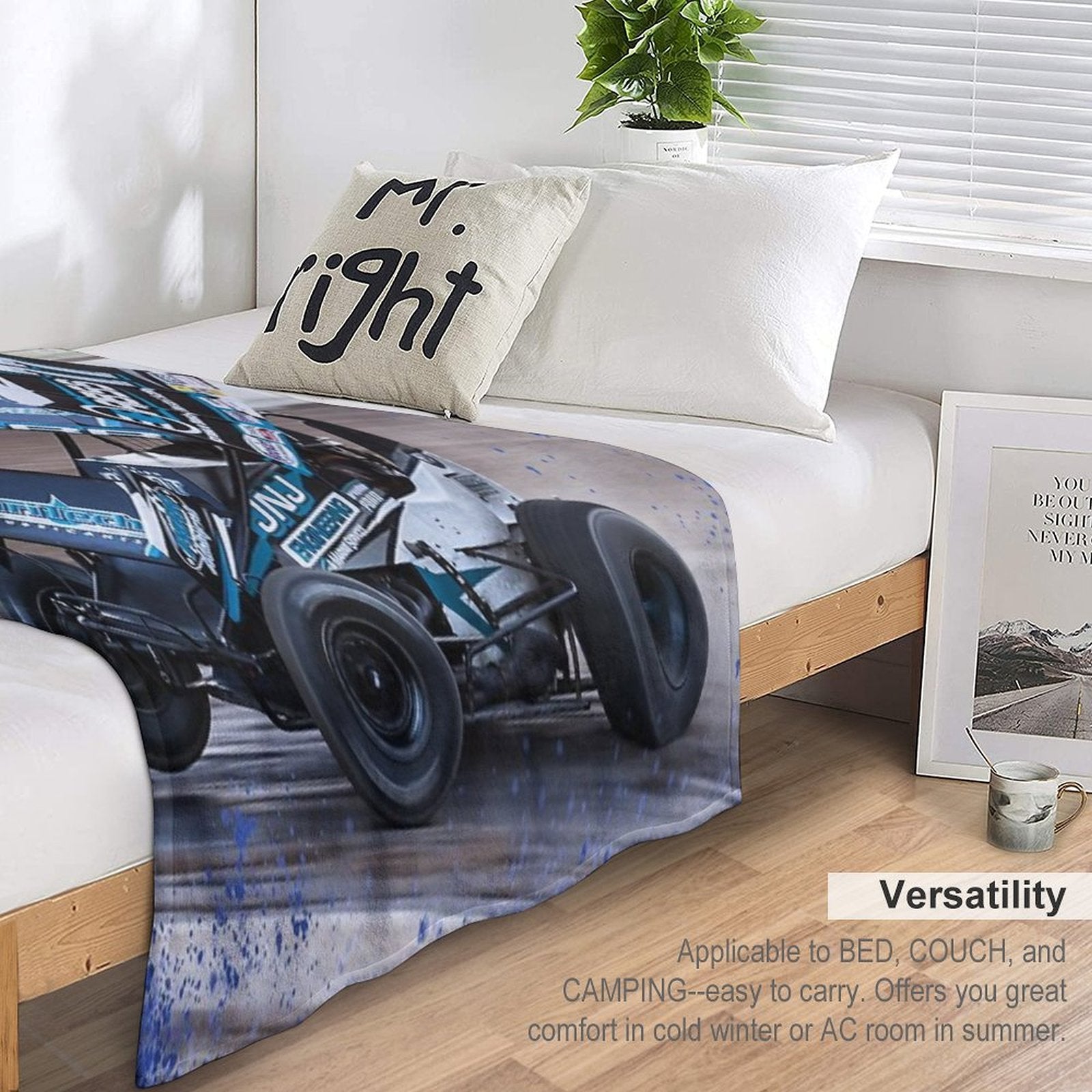 Big 410 Sprint Car All-season Throw Blanket