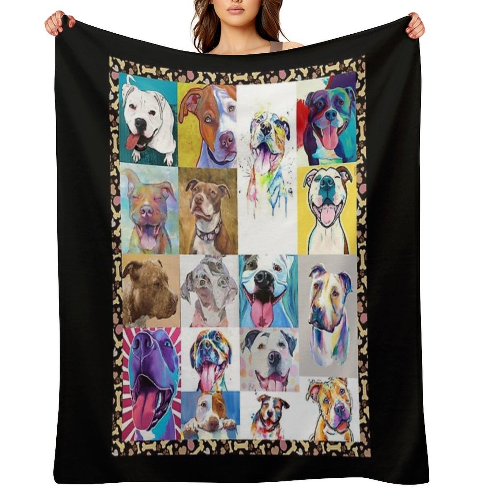 Pitbull Quick-dry Throw Blanket