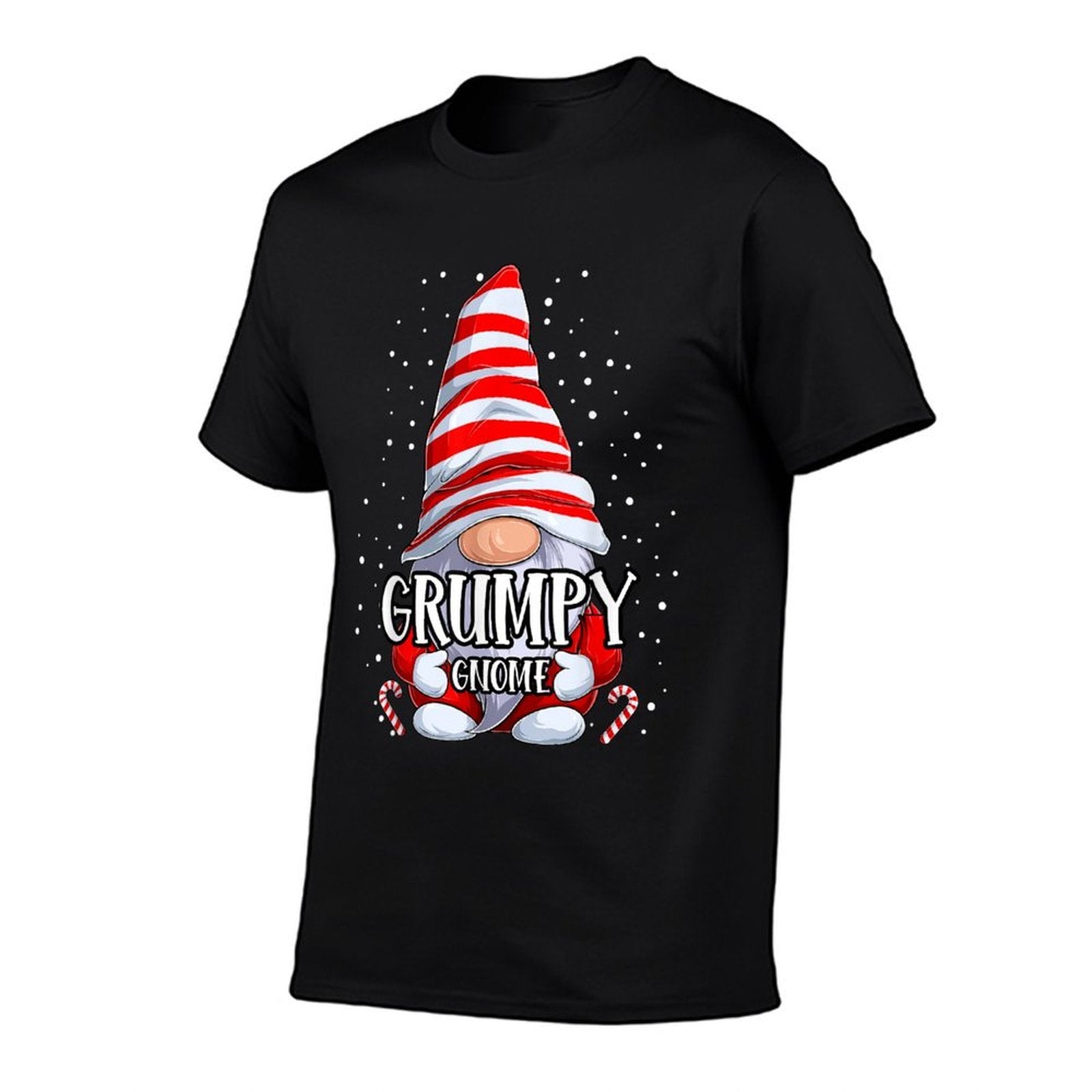 Grumpy Gnome Christmas Pajamas Matching Family Group  Lightweight T-Shirt