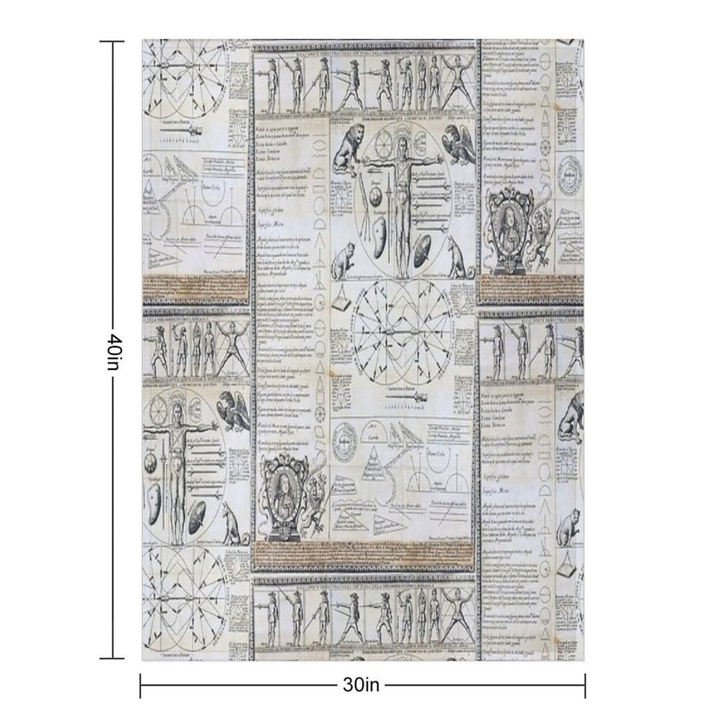 La Verdadera Destreza, Summarized Wrinkle-free Throw Blanket