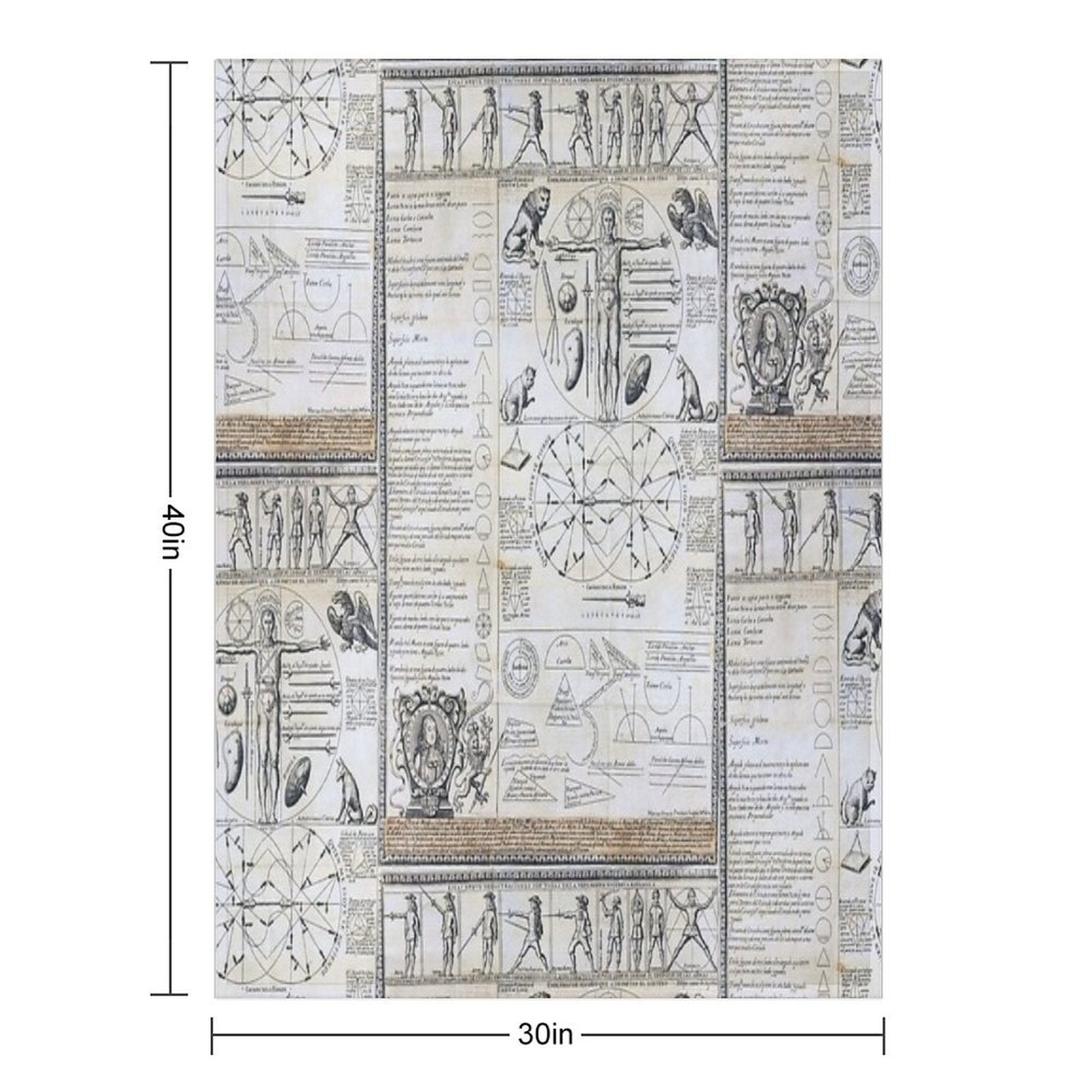 La Verdadera Destreza, Summarized Wrinkle-free Throw Blanket