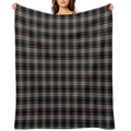 Clan Moffat Tartan Plush Throw Blanket