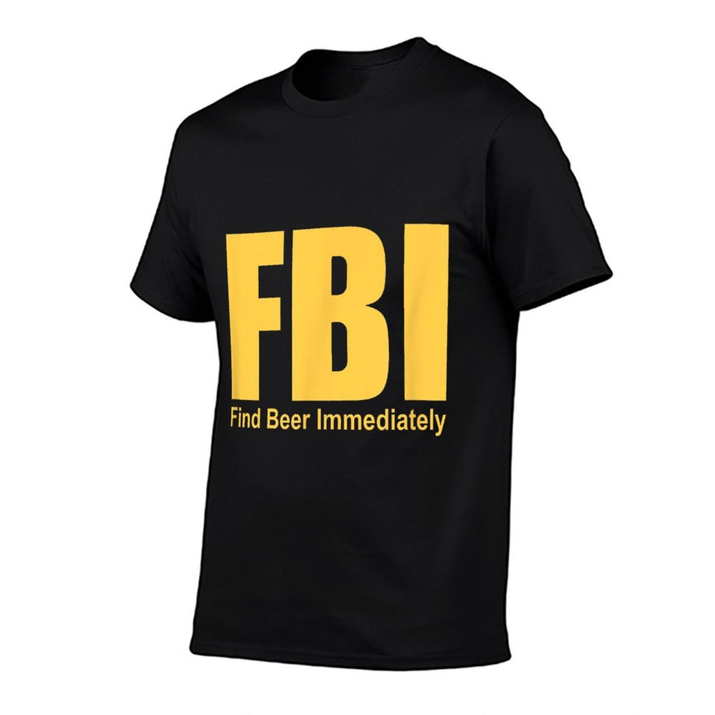 Funny FBI Find Beer Immediately  Vintage-inspired T-Shirt