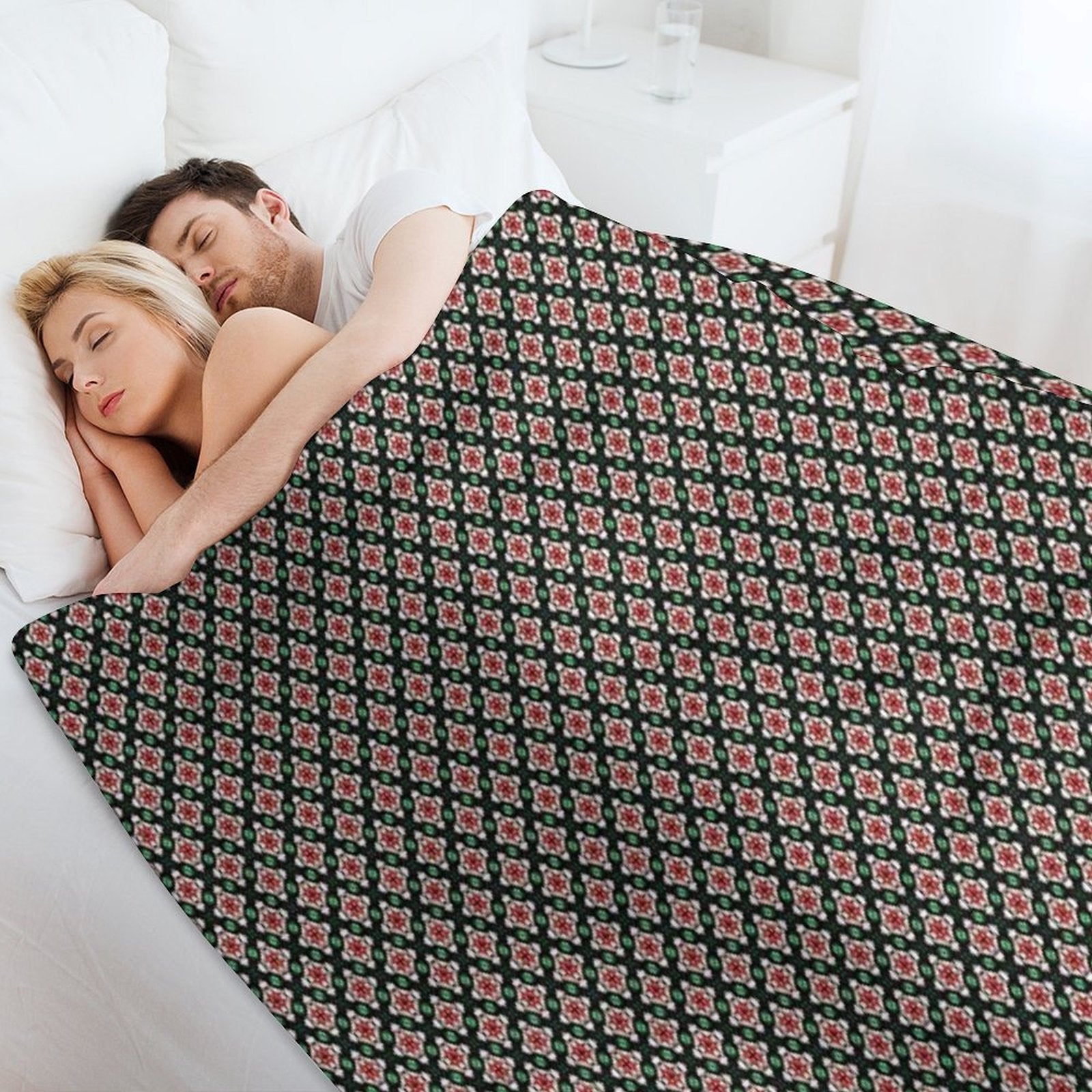 Earth Tones Wild Tiered Diamonds All-season Throw Blanket