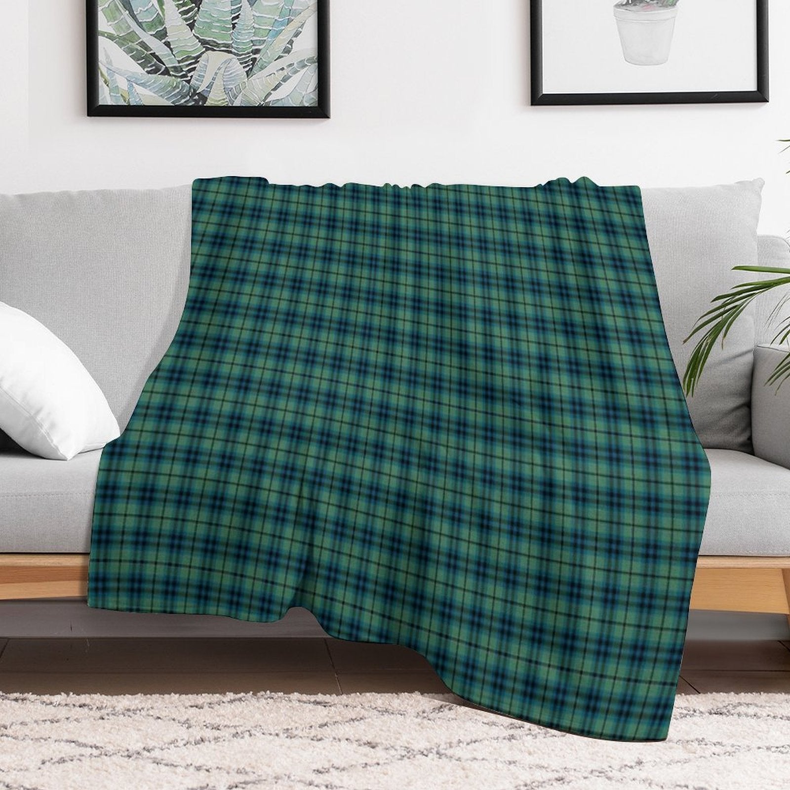 Clan Keith Ancient Tartan Gift-ready Throw Blanket