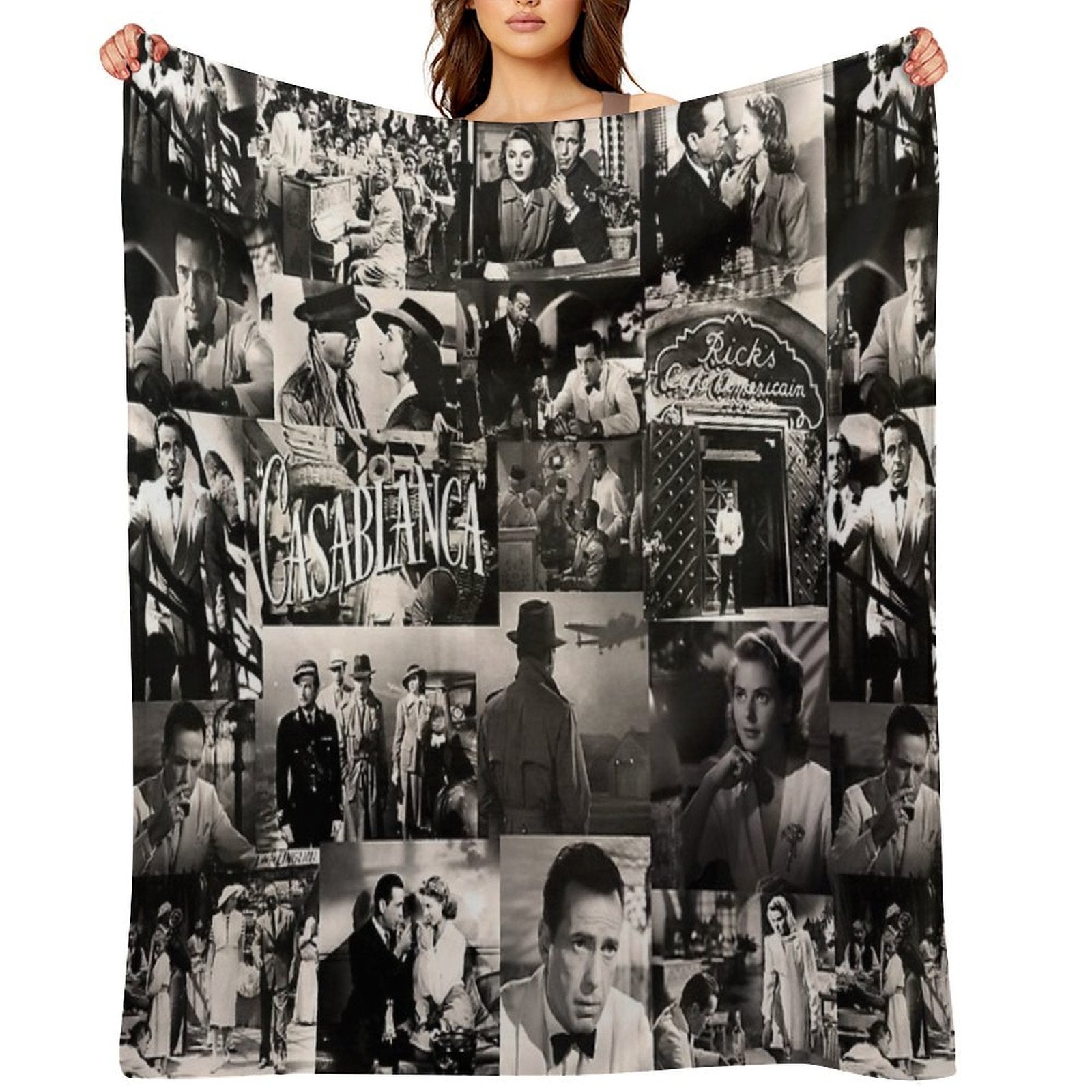 Casablanca Anti-pilling Throw Blanket