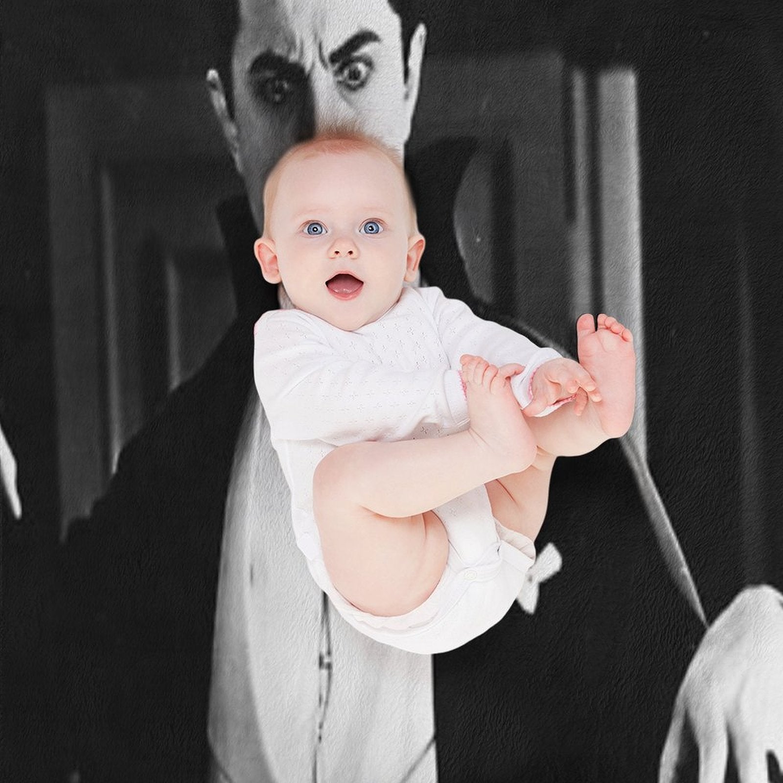 Classic Dracula Plush Throw Blanket