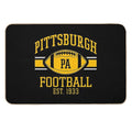Vintage Pittsburgh Retro Steelers PA Football Team Goalline Sport Lover Gift For Fan  High-Traffic Bath Mat