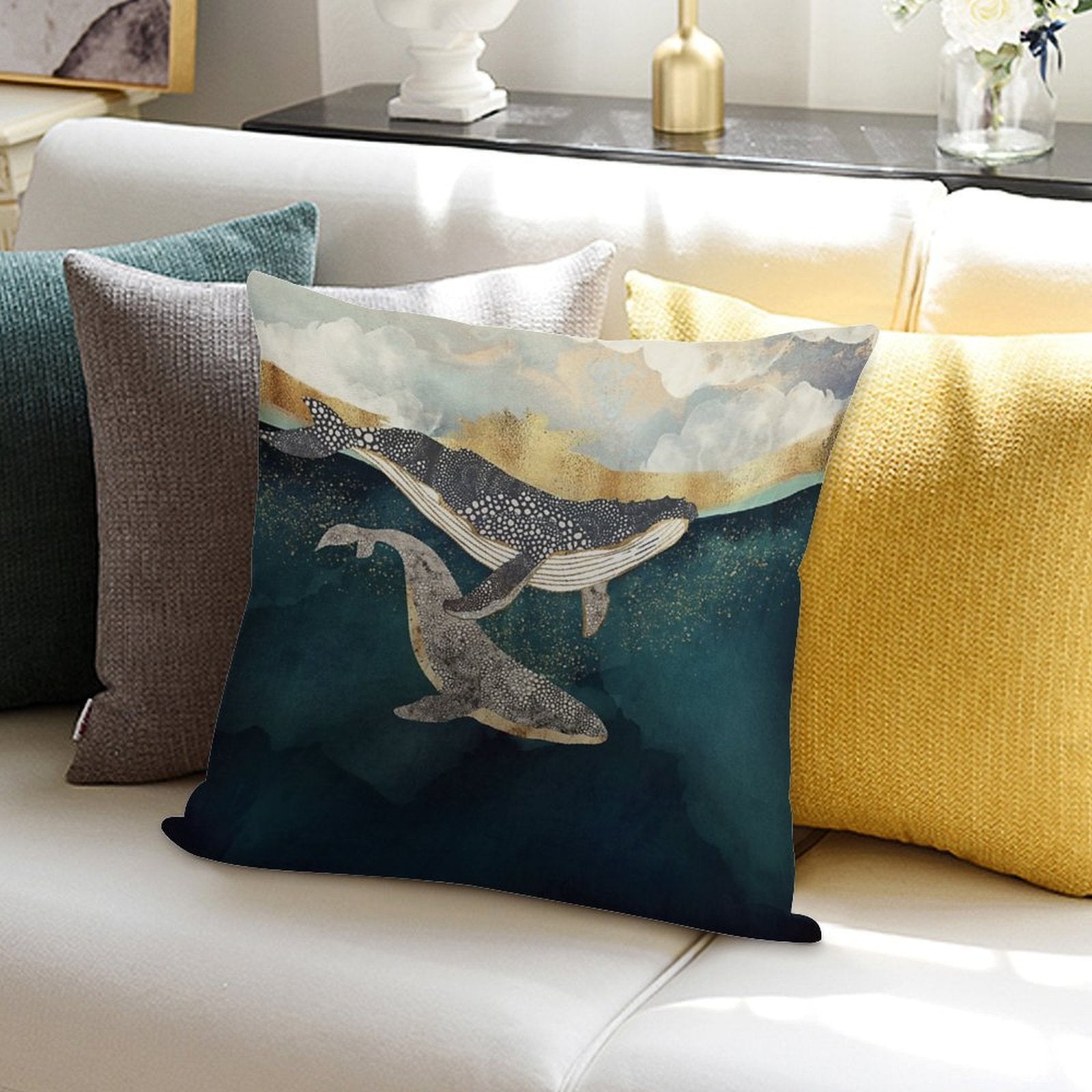 Bond II Soft Home Decor Throw Pillow