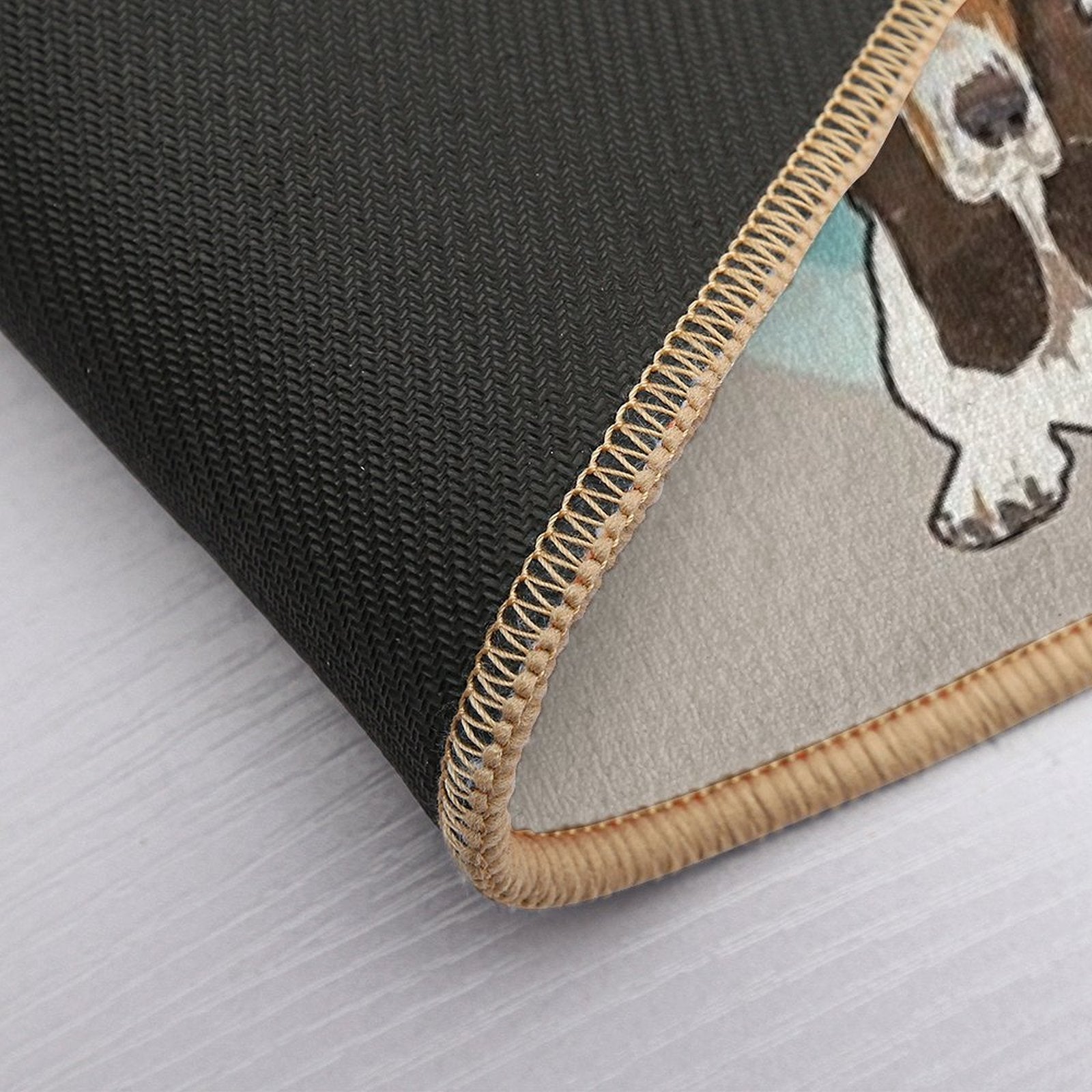 Columbo Car And Dog  Non-Slip Bath Mat