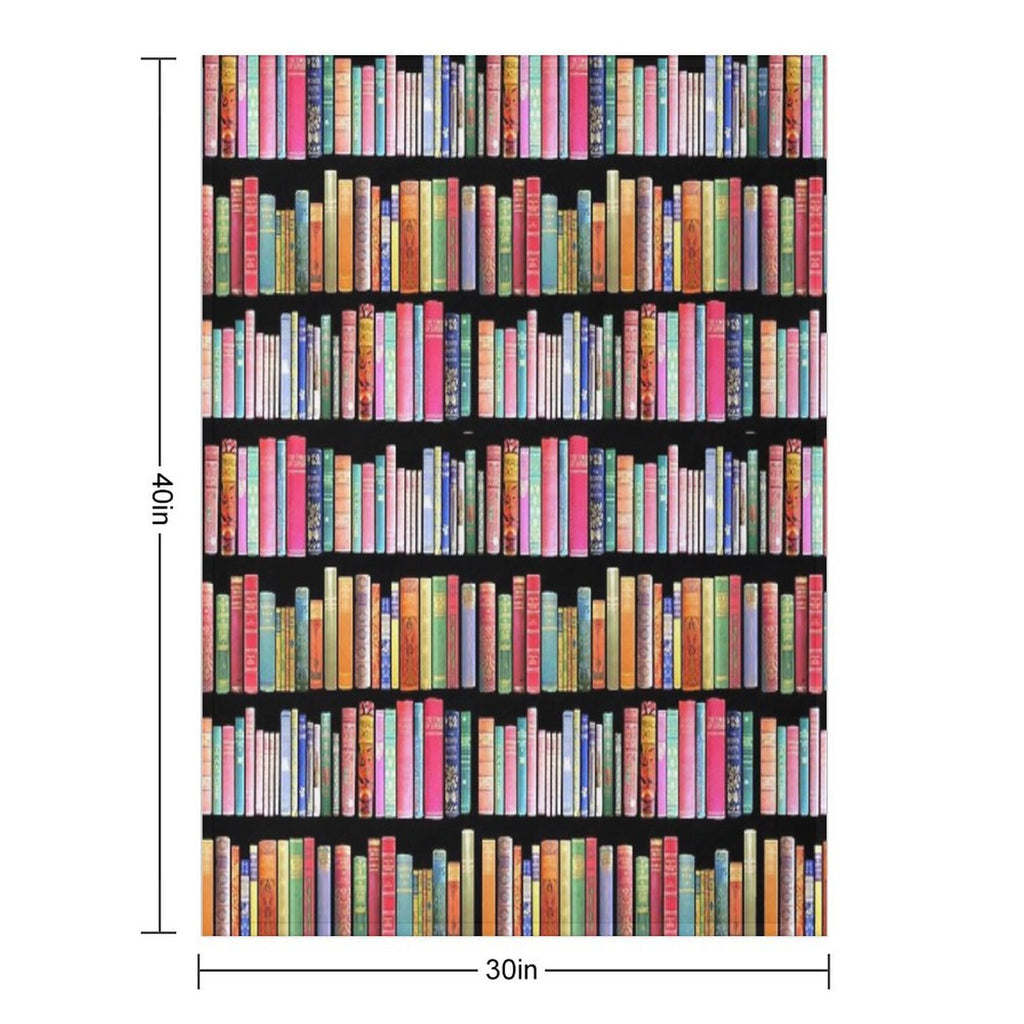 Bookworms Delight  Antique Book Library for Bibliophile Versatility Throw Blanket