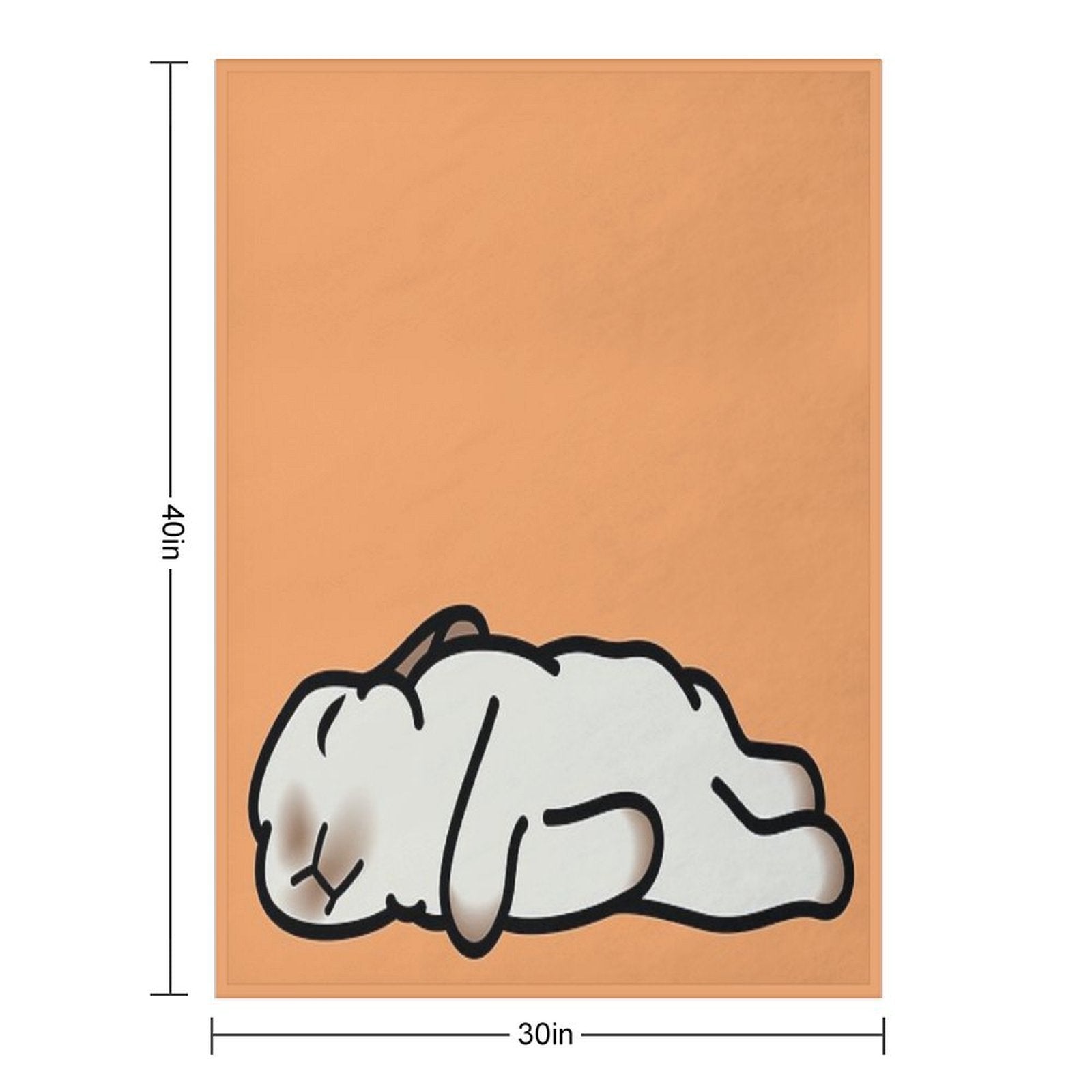 Sleeping Bunny Comfort Throw Blanket