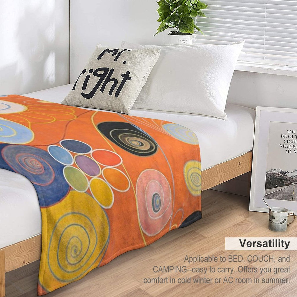 Hilma Af Klint The Ten Largest, No.3, Youth, Group IV Premium Throw Blanket