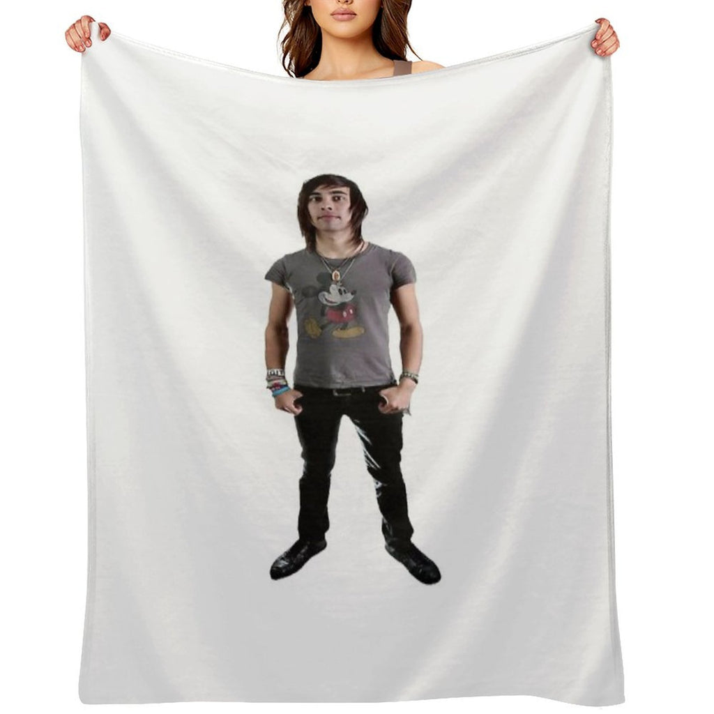 Vic Fuentes Compact Throw Blanket