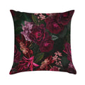 Antique Midnight Botanical Flower Rose Botanical Night Garden Nightgarden Soft Bedroom Essential Throw Pillow