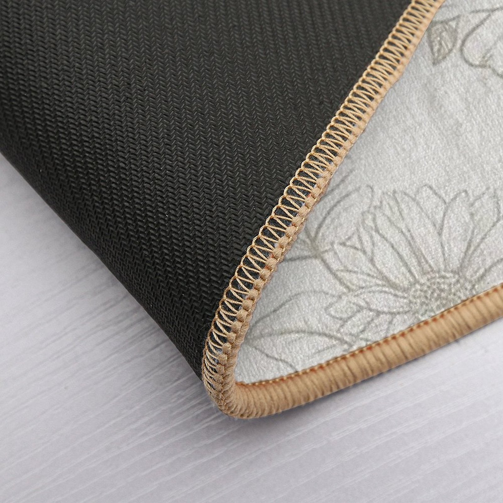Vintage Floral Pattern  Stain-Proof Bath Mat