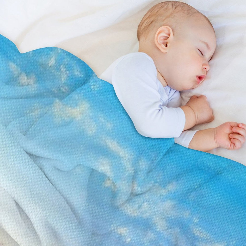 Blue Daybreak Durable Throw Blanket