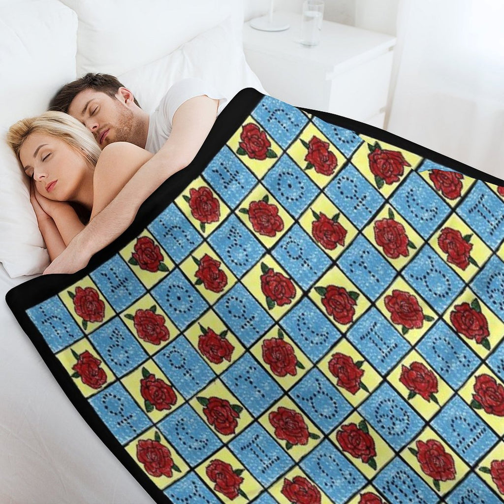 9 of Swords Tarot Blanket by Tarotista Multi-functional Throw Blanket