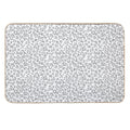 Gray Cheetah Print  Rapid-Drying Bath Mat