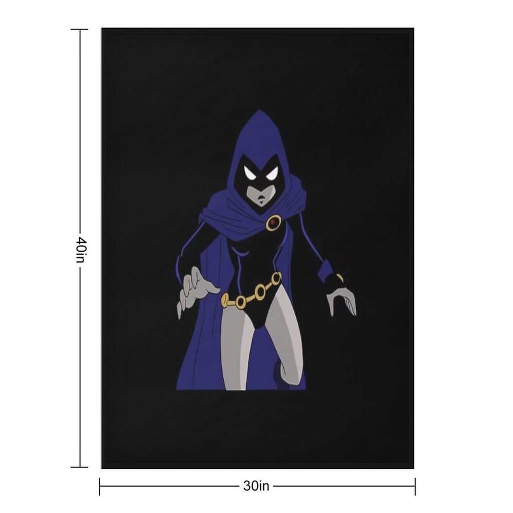 Raven Teen Titans Original Plush Throw Blanket