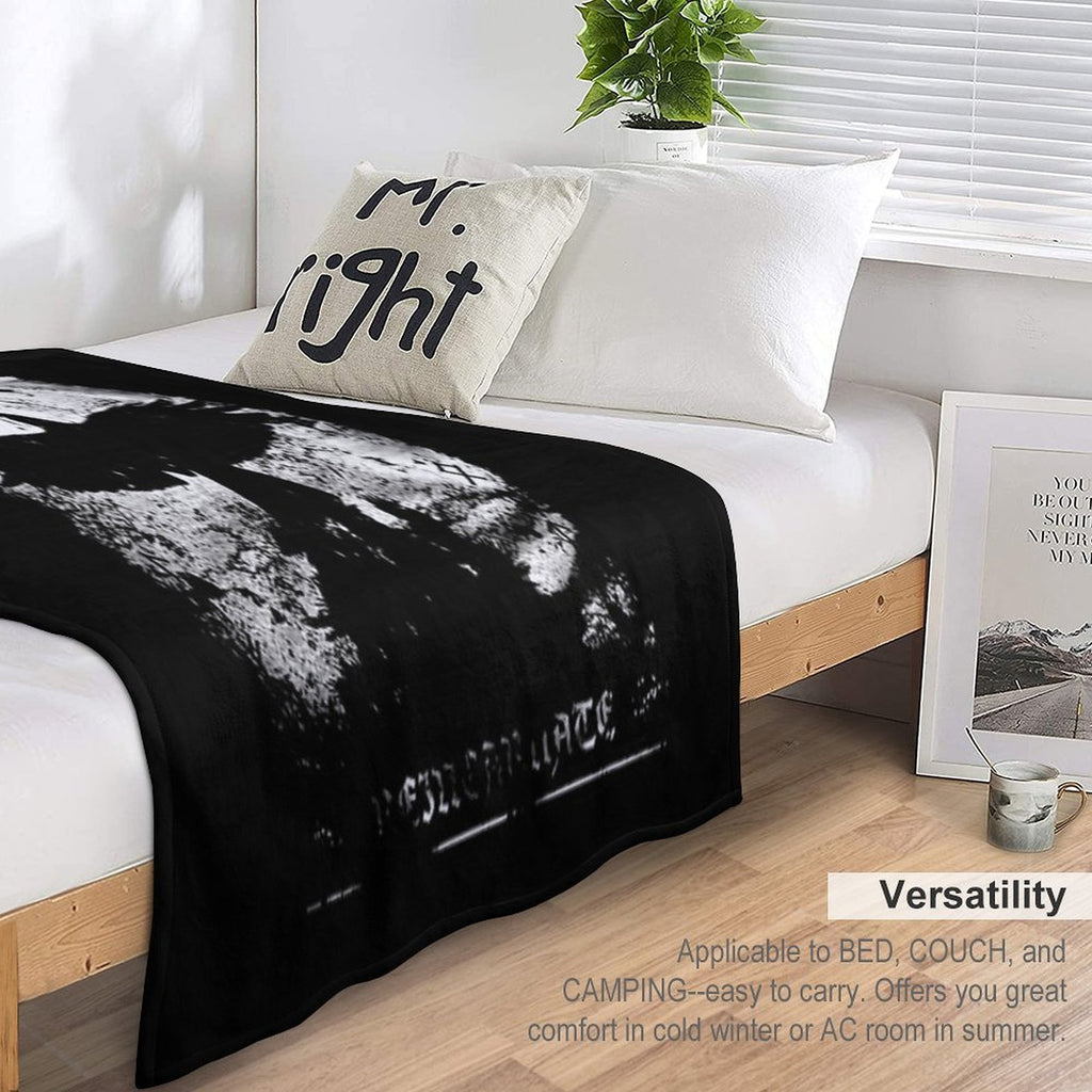 Motionless in White Vintage Travel-friendly Throw Blanket