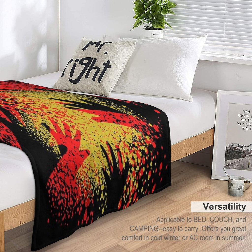 Awesome Aboriginal Art Shrink-resistant Throw Blanket
