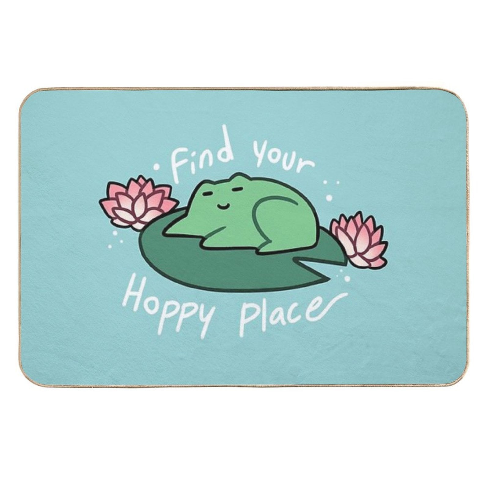 Find Your Hoppy Place  Toxin-Free Bath Mat