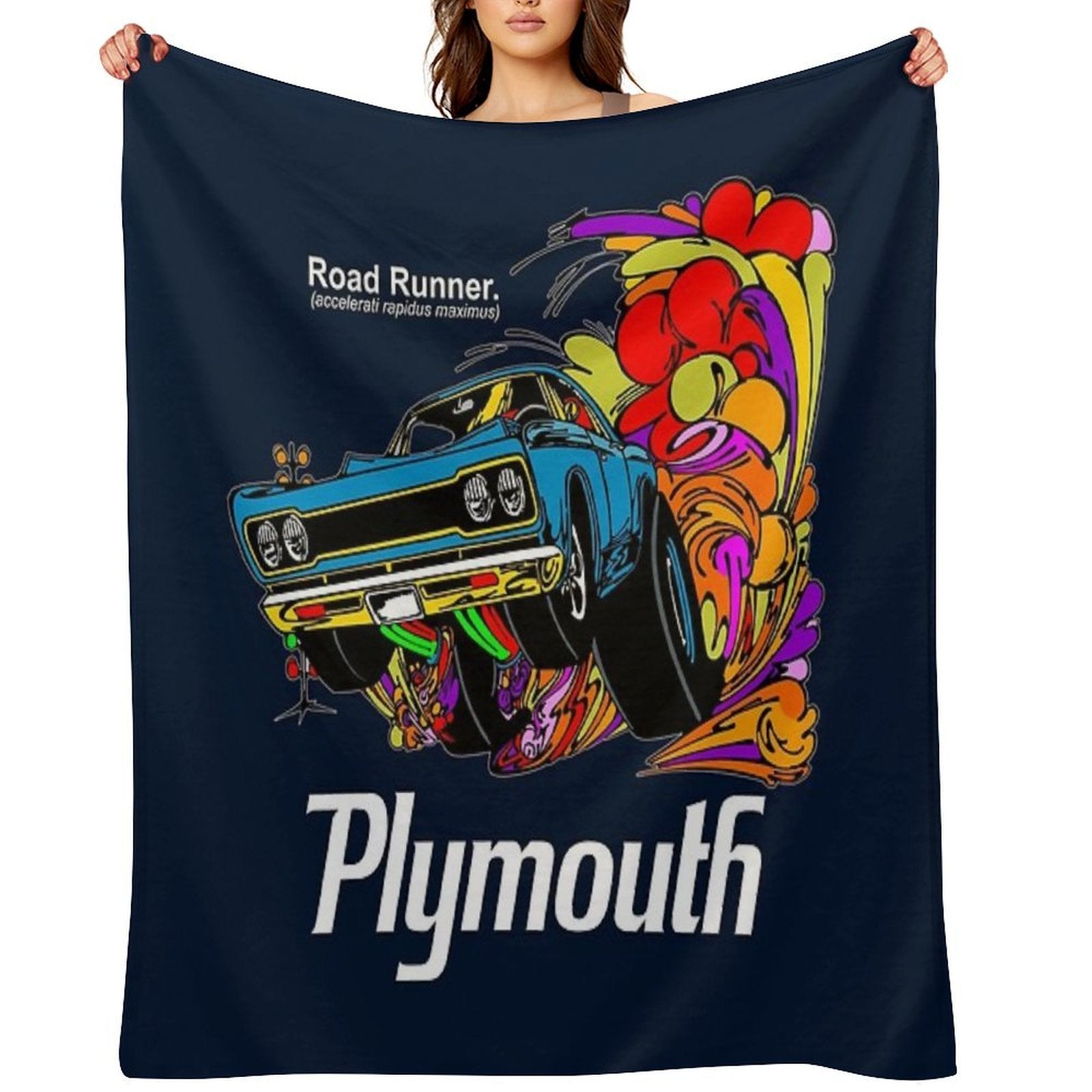 70's Muscle Car Comfort Throw Blanket