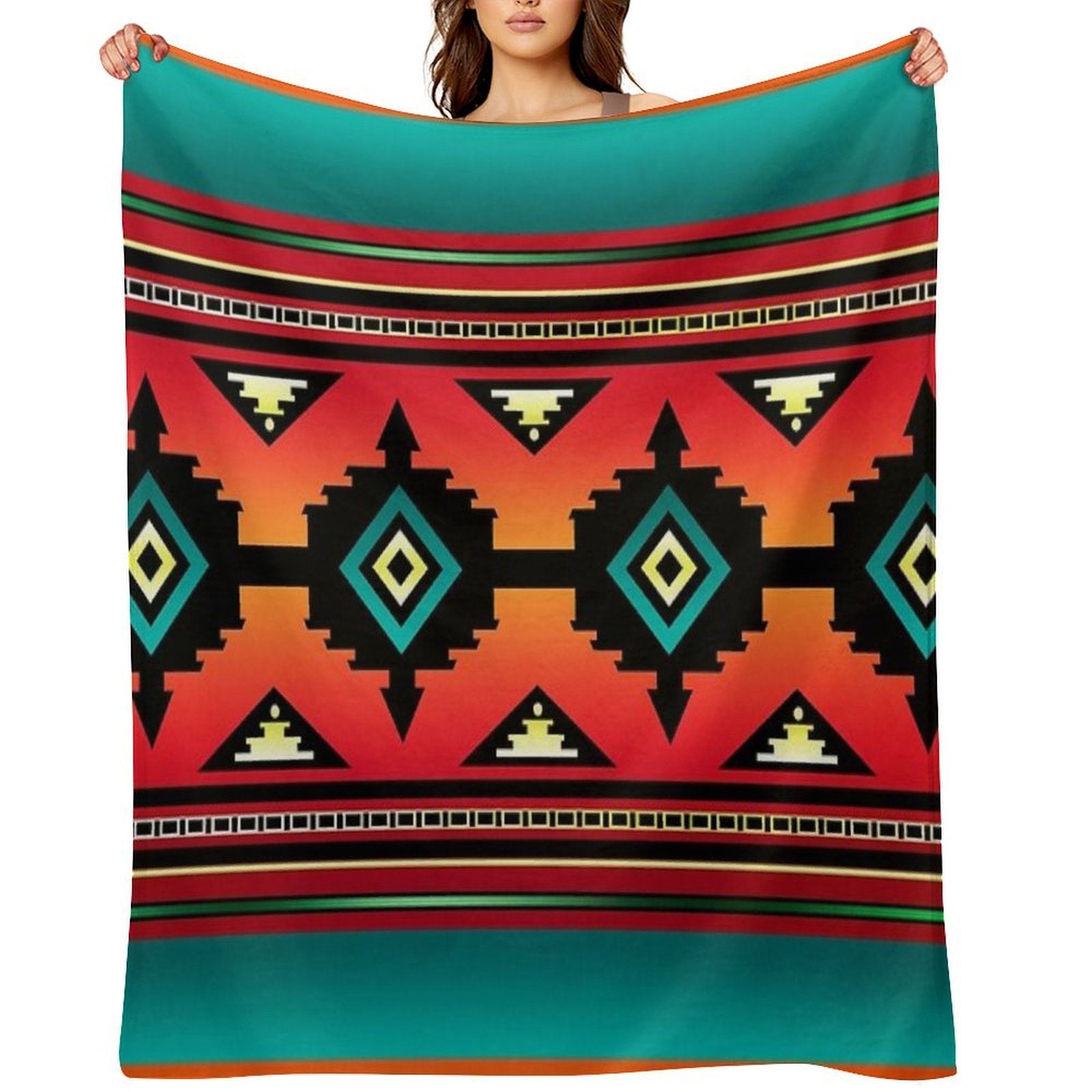 Canyon  Navajo Eco-conscious Throw Blanket