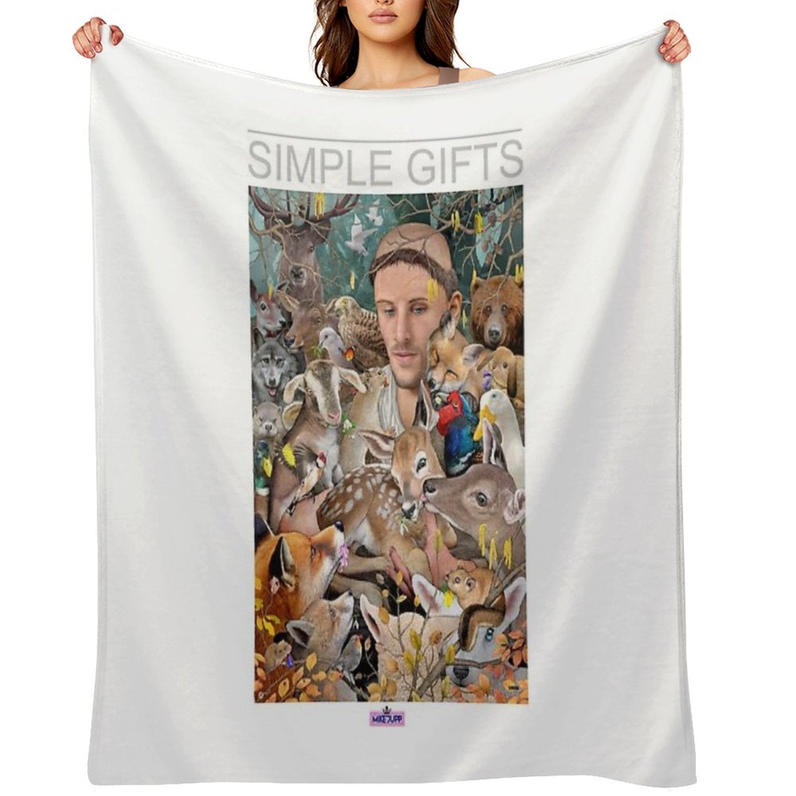 Simple Gifts Wrinkle-free Throw Blanket