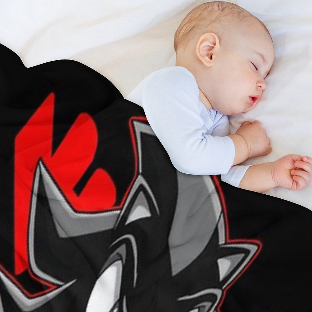 Sonic X - Shadow's Path - Vintage Shirt Remake Lightweight Throw Blanket