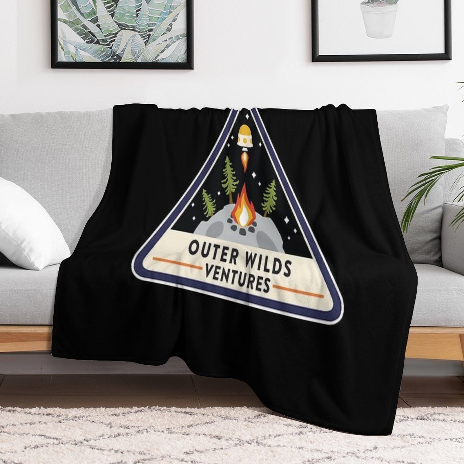 Outer Wilds Ventures Comfort Throw Blanket
