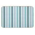Color Block Lines V  Easy Maintenance Bath Mat