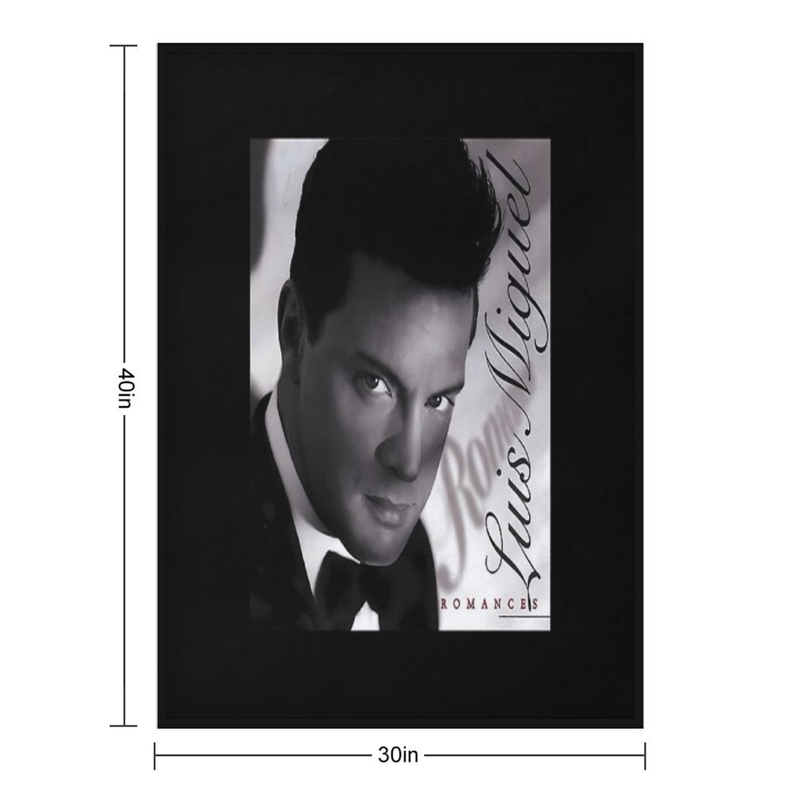 Luis Miguel Album Romance Durable Throw Blanket