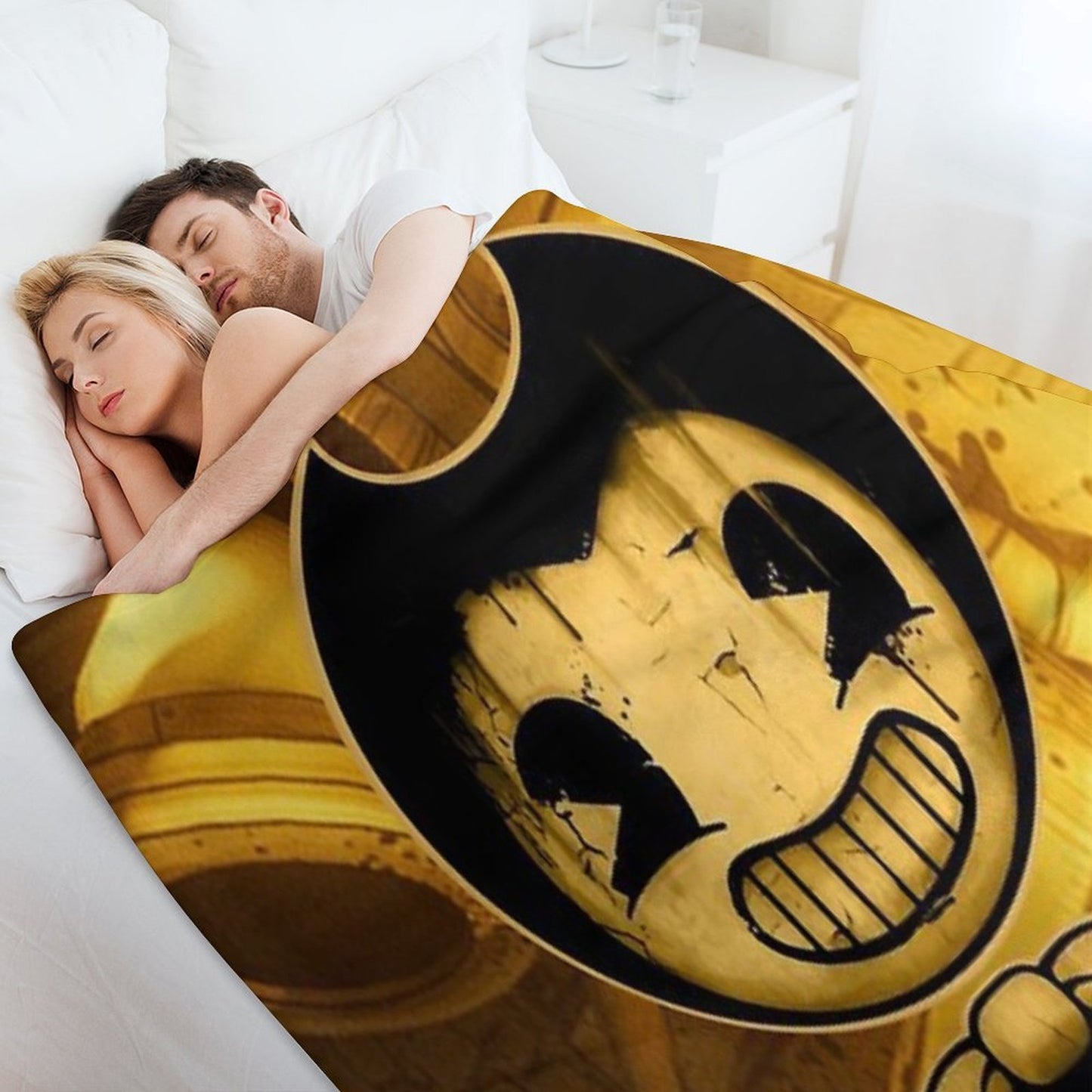 Bendy And The Ink Machine Lightweight Throw Blanket
