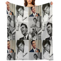 Johnny Mathis Collage Plush Throw Blanket