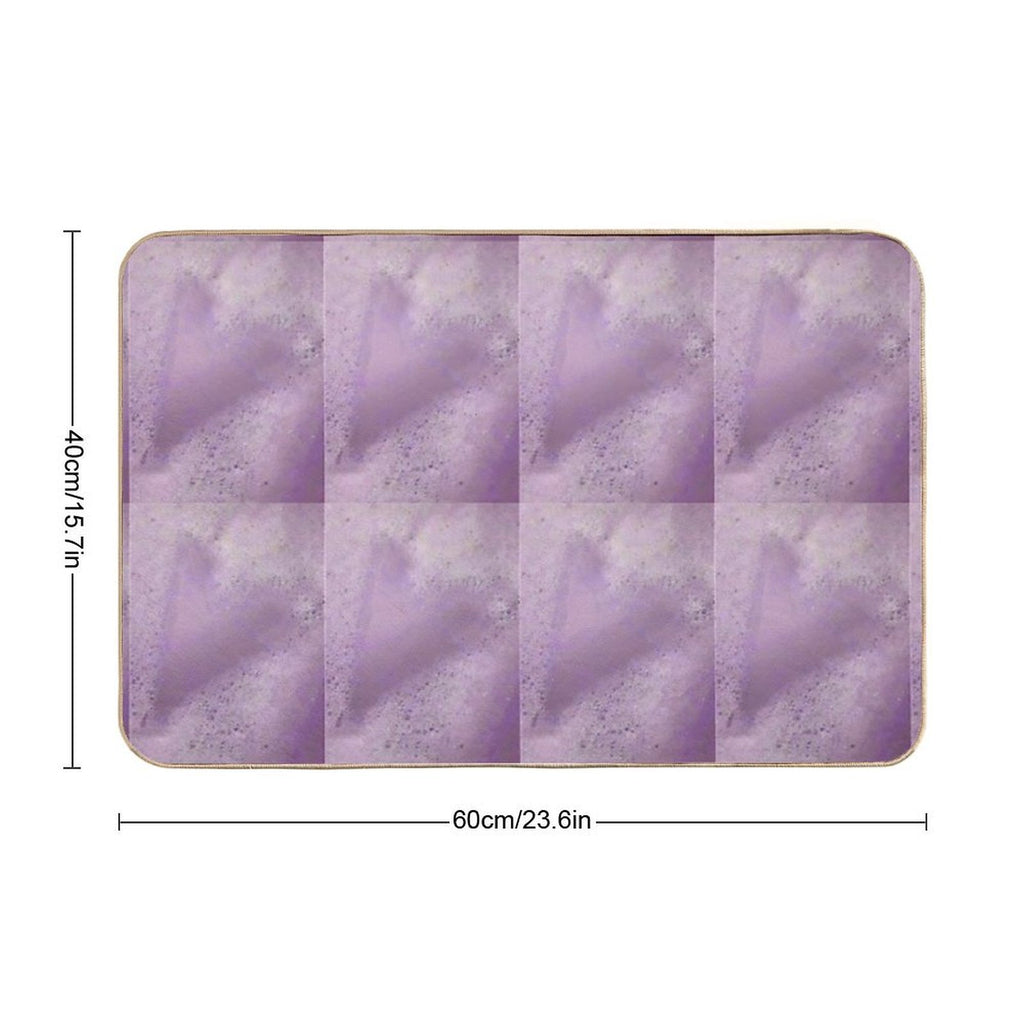 Bubbles Lavender  Stain-Proof Bath Mat