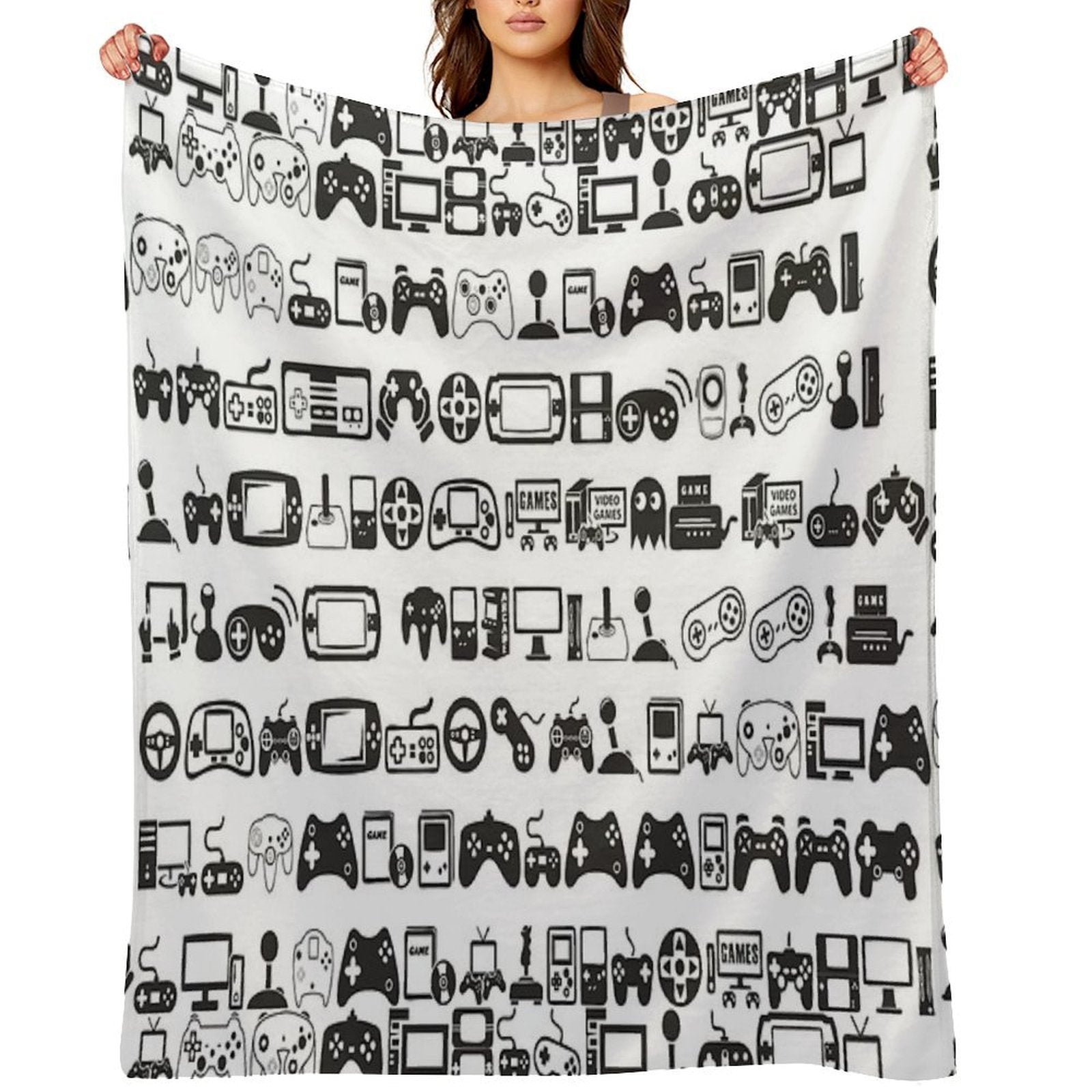 Retro Gamer Multi-functional Throw Blanket