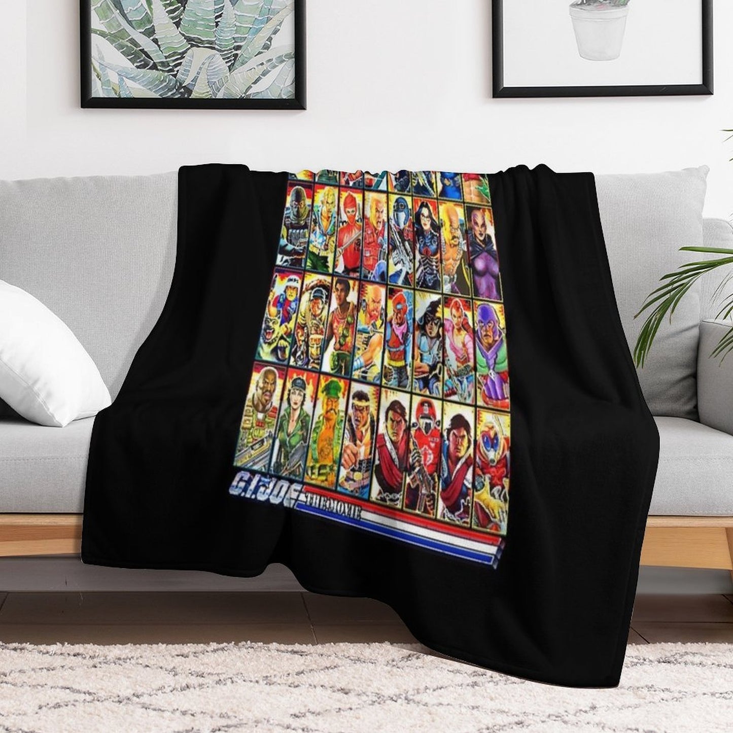 G.I. Joe in The 80s! Movie Edition! Travel-friendly Throw Blanket