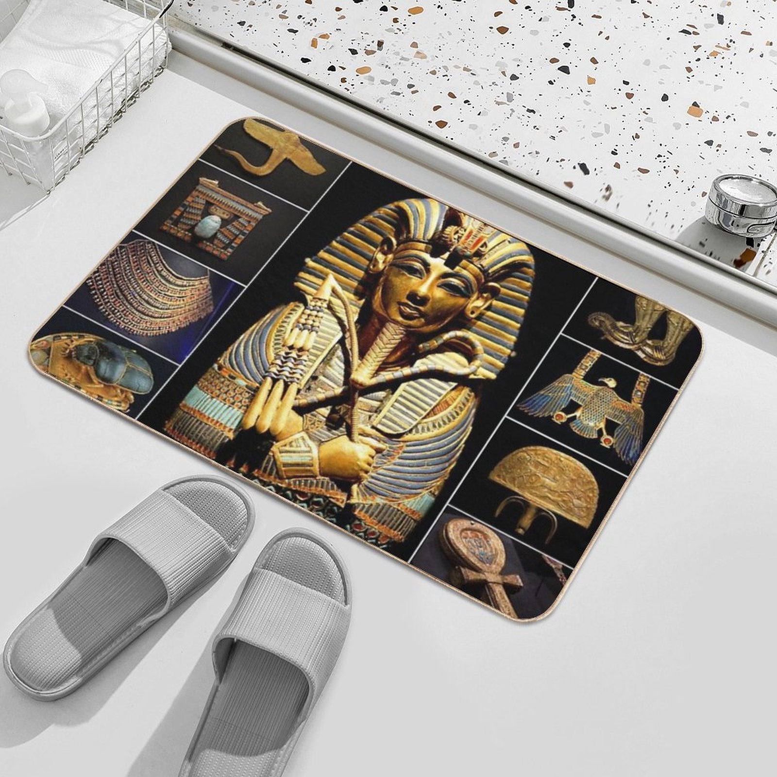 King Tutankhamun Artifacts  Odorless Bath Mat