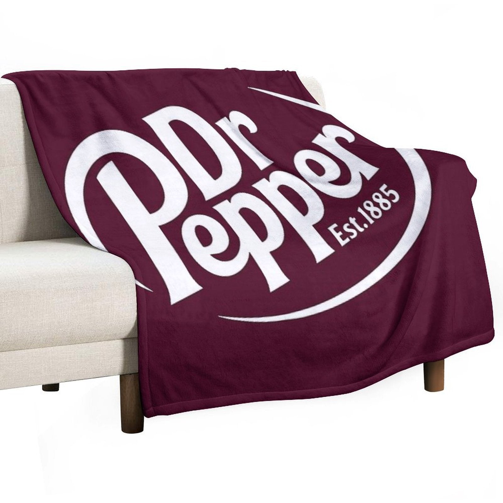 Dr Pepper Soda Shrink-resistant Throw Blanket