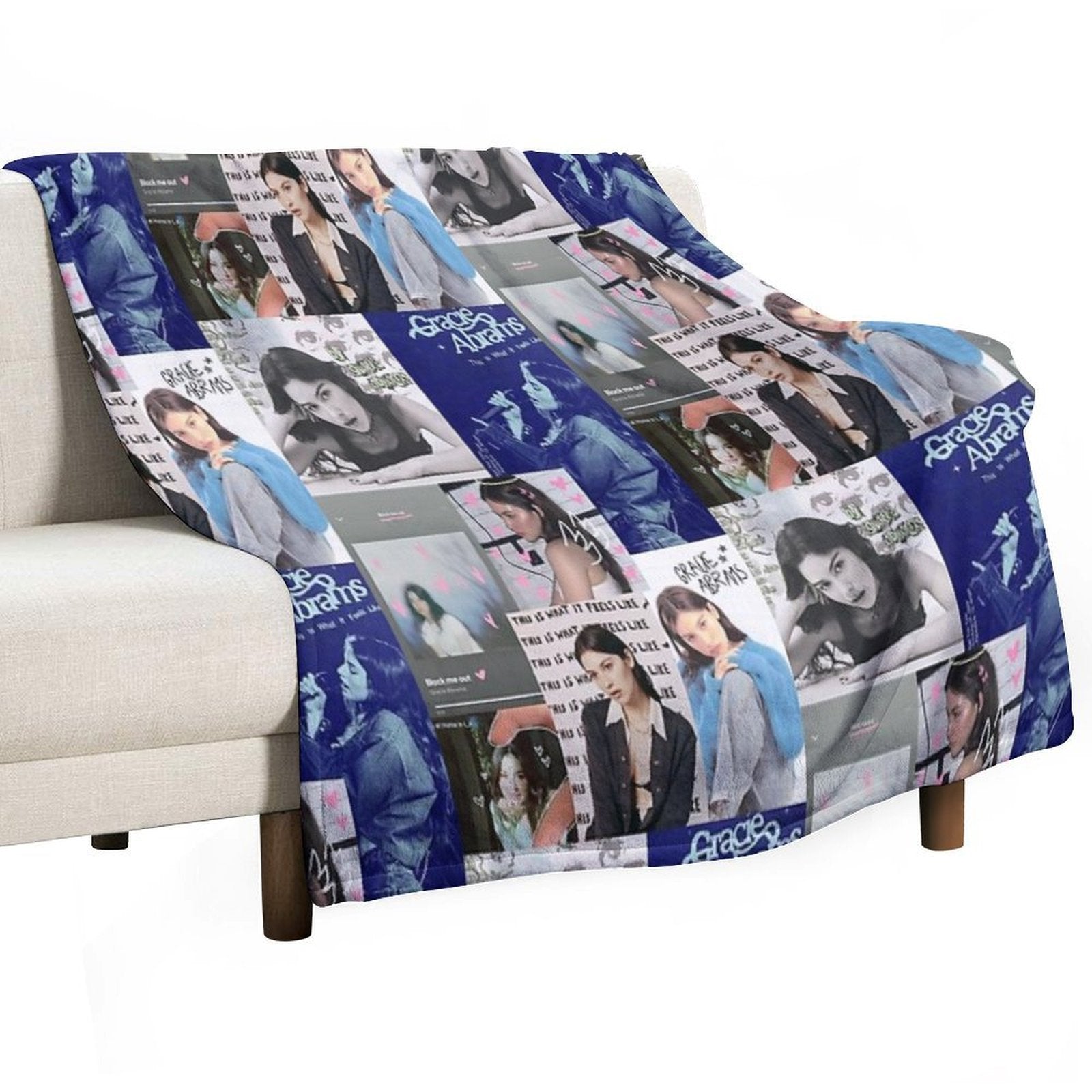Gracie Abrams Travel-friendly Throw Blanket