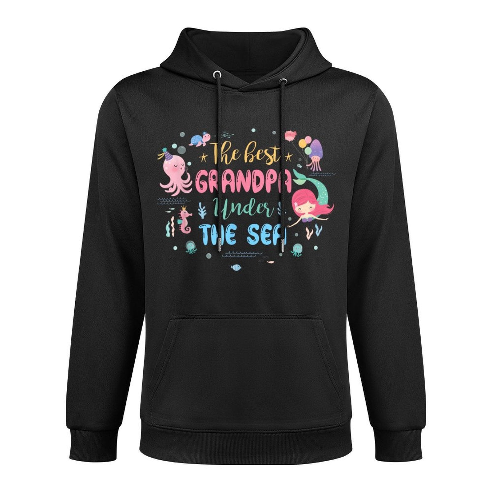 Birthday Girl The Best Grandpa Under The Sea Colorfast Hoodie