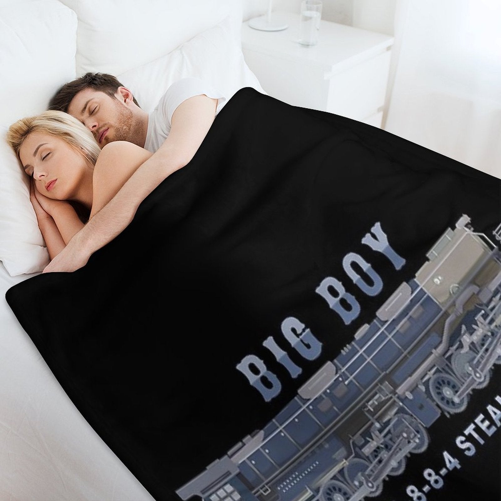 Big Boy 4000 Class Steam Train Locomotive Color Diagram Gift Multi-functional Throw Blanket