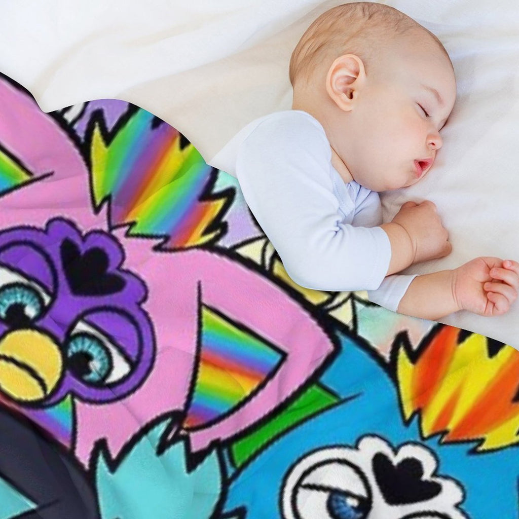 Group Furbys Eco-conscious Throw Blanket