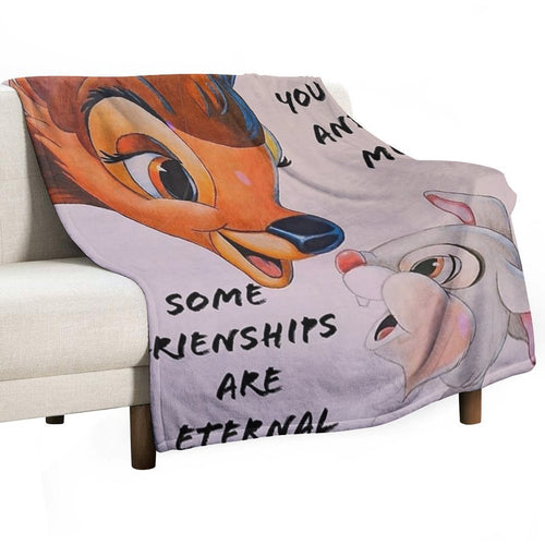 Bambi And Thumper Gift-ready Throw Blanket