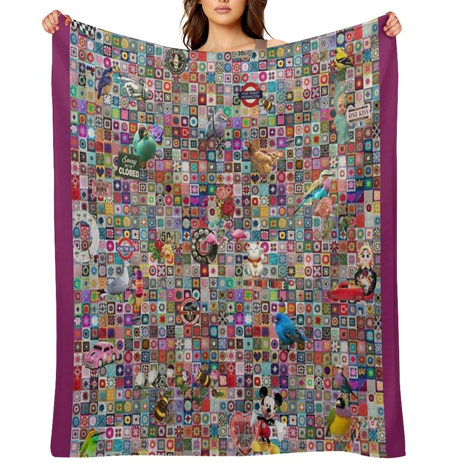 Granny Madness Durable Throw Blanket
