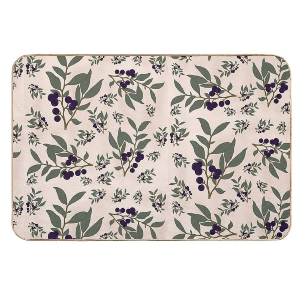 Huckleberry Pattern  Multi-Purpose Bath Mat